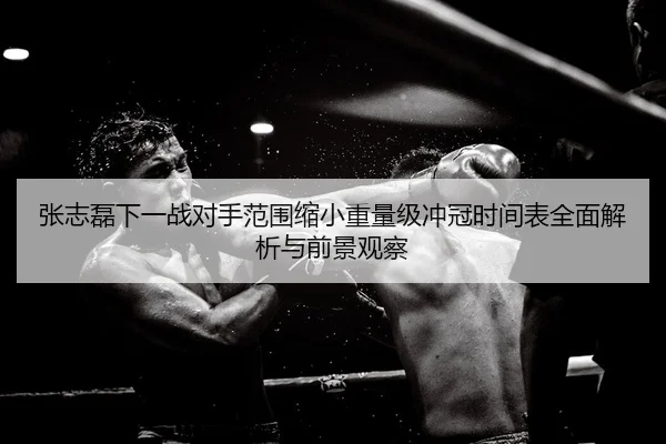 张志磊下一战对手范围缩小重量级冲冠时间表全面解析与前景观察